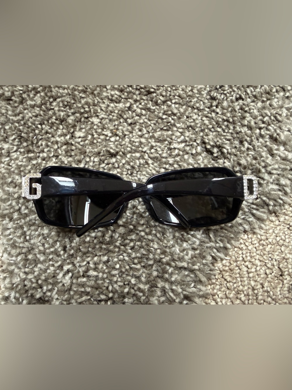 Dolce & Gabbana Vintage Glossy Black Designer Sunglasses - Picture 2 of 7
